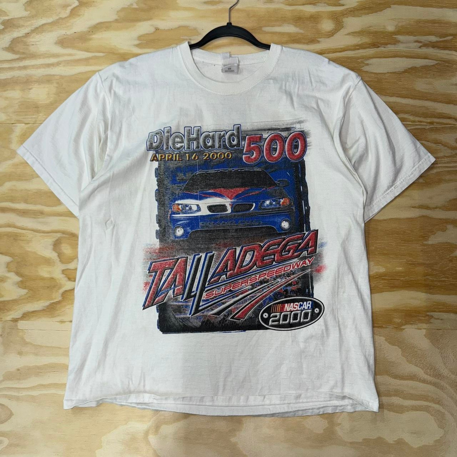 Vintage Y2k Diehard 500 Talladega Nascar 2000s Racing Tshirt